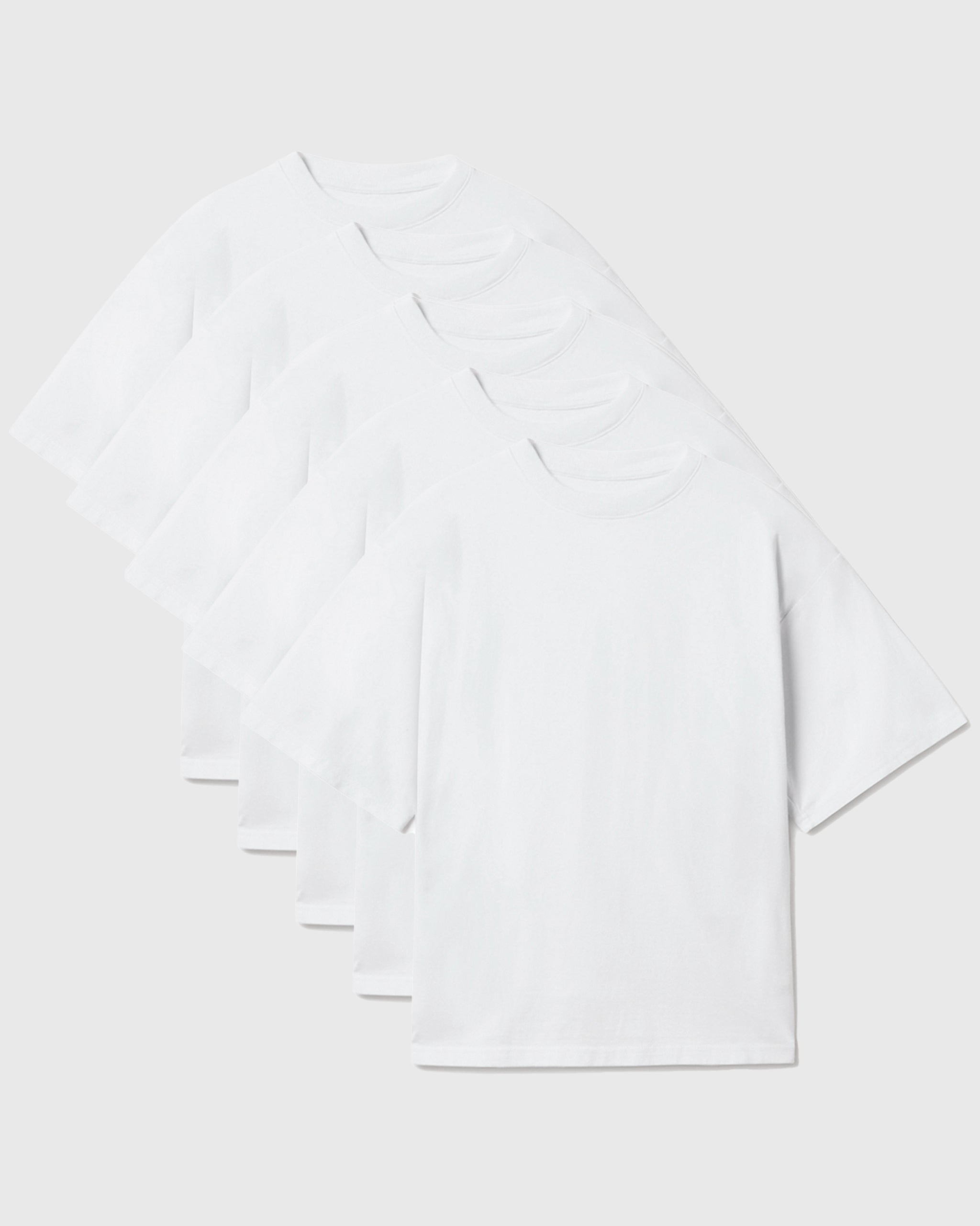 EVERYDAY WHITE T-SHIRT 5 PACK